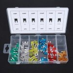 120 pcs / bo�te fusibles de lame de voiture assortiment kit fusibles automobile assortis auto fourgon ...