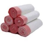 120 pcs sac poubelle transparent de 45cm50cm avec cordon de serrage