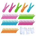 120 pices pinces  linge en plastique kit pinces  linge extrieur solides coupe - vent et antirouille ...