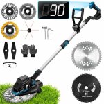 1200w debroussailleuse � batterie electrique brushless 16800 rpm coupe - bordures sans fil compat. makita ...