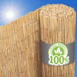 120x300 brise - vue balcon canisse roseau - cl�ture jardin pare - soleil coupe vent