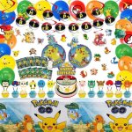 123 pcs decoration fête anniversaire?ballons danniversaire de décoration de fête à thème pokémon pikachu ... 123 pcs decoration fête anniversaire?ballons danniversaire de décoration de fête à thème pokémon pikachu ...