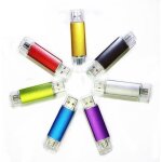 Cl� usb - gaak - 128 go - usb 2. 0 otg - rouge - m�tal