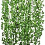 12pcs * 2m lierre plante artificielle exterieur feuillage artificiel feuille guirlande d�coration pour ...