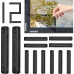 Aimant pour moustiquaire - 12pcs - neodymium - auto - adhésif - résistant à la rouille Aimant pour moustiquaire - 12pcs - neodymium - auto - adhésif - résistant à la rouille