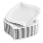 12pcs assiettes  dessert 21. 5cm porcelaine vaisselles assiette  gteau carr plat service de table ...