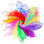 12pcs foulard jonglagefoulards de dansepour magie jonglage spectacle draps de gymnastique spectacle pour ...