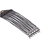 12pcs noir cordelette cha�ne cordon corde lunettes attache porte lecture support sangle + cadeau