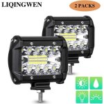 12v 60w phare de travail longue portee led phare led moto phare de travail voiture bar led voiture feux ...