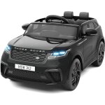 12v voiture land rover licenci�e t�l�commande musique / mp3 3 ans + noir