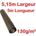 130g / m2 toile bache de paillage tisse marron anti - mauvaises herbes largeur 515m longueur 5m