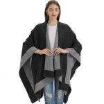 130x150 chle femme charpe cape paissie elgant chaud hiver grand taille foulard chaud ouverture douce ...