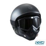 13495731 / casque jet trendy 17 t - 101 dark noir mat t53 - 54 xs + masque 13495731 / casque jet trendy 17 t - 101 dark noir mat t53 - 54 xs + masque