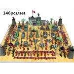 146pcs wwii jouet soldat militaire homme costume militaire modle avion et chars scne - marron - enfant ...
