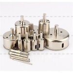 Foret diamant scie - cloche - non spécifié - 14pcs - acier inoxydable - diamant naturel - 3 - 70mm Foret diamant scie - cloche - non spécifié - 14pcs - acier inoxydable - diamant naturel - 3 - 70mm