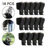 14pcs golf bag clip holder club organisateurs putter holder iron protector sport