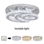 Plafonnier led Étoile lune cristal - diamètre 40cm (15. 7 inches) - pour plafond chambre à coucher salon ... Plafonnier led Étoile lune cristal - diamètre 40cm (15. 7 inches) - pour plafond chambre à coucher salon ...
