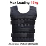 15 kg - gilet lesté réglable pour entraînement équipement de fitness vêtements de sable 15 kg - gilet lesté réglable pour entraînement équipement de fitness vêtements de sable
