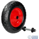 Ecd germany roue de brouette � air 4. 80 / 4. 00 - 8 � 390 mm 95 mm deux couches de tissu capacit� maximale ...