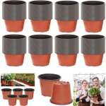 150 pices pots de ppinire plantes en plastique semis de fleurs graines de dpart pots conteneurs pour ...