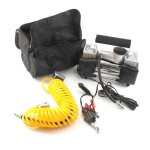 150 psi compresseur dair portatif 12v d�bit 55l / min 20a cylindre double tuyau spiral� 5 m�tres avec ...