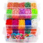 15000 elastique bracelet kit lastique loom bands boite pour enfant mtier  tisser bracelet collier ...