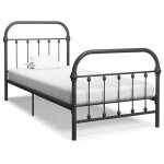 15068europe® new cadre de lit adulte unique & classic beds: 90 x 200 cmlit couche gris métal 90 x 200 ... 15068europe® new cadre de lit adulte unique & classic beds: 90 x 200 cmlit couche gris métal 90 x 200 ...