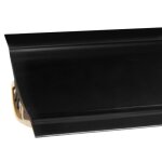 150cm plinthe plinthe cuisine plinthe pvc 23x23 mm noir