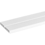 Plinthe cuisine - holzbrink - 150 cm - hauteur 150 mm - pvc - blanc Plinthe cuisine - holzbrink - 150 cm - hauteur 150 mm - pvc - blanc