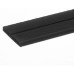 Plinthe cuisine - holzbrink - 150 cm - hauteur 150 mm - noir - pvc rsistant  lhumidit