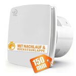 150mm extracteur dair 18w / 35db ventilateur silencieux et puissant 240 m� / h avec fonction de retard ...