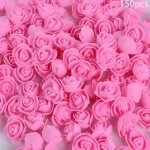Fleur artificielle - ours en mousse de polystyrne - 150pcs - rose - dcoration originale - intrieur ...