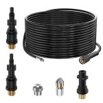 15m tuyau d�boucheur canalisation pour nettoyeur haute pression k�rcher k2 k3 k4 k5 k6 k7 hd hds180bar ...