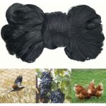 15m x 15m filet anti oiseaux noir filet oiseaux robuste filet voliere poulailler filet de protection ...