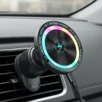 15w chargeur voiture pour magsafe support t�l�phone magn�tique voiture induction compatible avec iphone ...