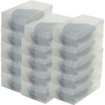 15x dynasun pp437 boîte à chaussure de rangement escarpin conteneur organisateur robuste transparente ... 15x dynasun pp437 boîte à chaussure de rangement escarpin conteneur organisateur robuste transparente ...