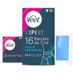 16 bandes de cire froide maillot peauxsensibles finition parfaite epilation longue dur�e