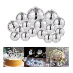 16 pcs boule à facettes disco argentéeboule à facette miroirboule à facettes à suspendremirror ballspour ... 16 pcs boule à facettes disco argentéeboule à facette miroirboule à facettes à suspendremirror ballspour ...