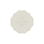 16 serviettes de table jetable papier communion 31. 5cm lin beige ivoire cr�me �cru naturel taupe