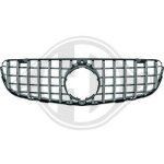 1656241 grille de calandre chrome - noir gt - r optik pour mercedes classe glc de type x253 de 2016 a ...