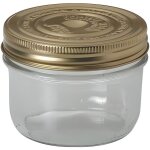 Le parfait 1659601 lot de 6 terrines en verre - 350g - d 100 familia - transparent