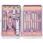 Kit manucure pédicure - professionnel - 16pcs - acier inoxydable - outils complets - ciseaux à ongles ... Kit manucure pédicure - professionnel - 16pcs - acier inoxydable - outils complets - ciseaux à ongles ...