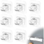 16pices supports pour tringles  rideaux auto - adhsifs support tringle rideaux sans percage crochet ...