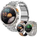17 amoled montre connect�e femme avec appel bluetooth 52 / num�rotation smartwatch compatible samsung ...