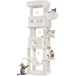 170 cm grand arbre � chat tour � chat pour chats dint�rieur avec grand perchoir tapis lavable 2 niches ...