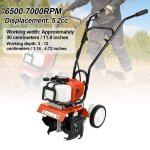 1700w motoculteur thermique - motoculteur sans fil - 7000 rpm - 850 ml - 30 cm large / 12 cm profondeur ...