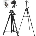 170cm trpied pour appareil photoextensible aluminium trpied camra avec sac de voyage&support de tlphone ...