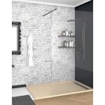 170x80 cm receveur de douche en r�sine rectangulaire avec cadre cr�me 170 x 80 x 6 cm