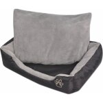 [175557] lit pour chiens panier grand chat chien tapis de chien avec coussin rembourr taille s noir ...