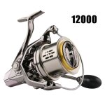 18 + 1bb spinning reel 8000 - 10000 - 12000 4. 8: 1 moulinet de p�che en acier inoxydable - gold - 1200 ...